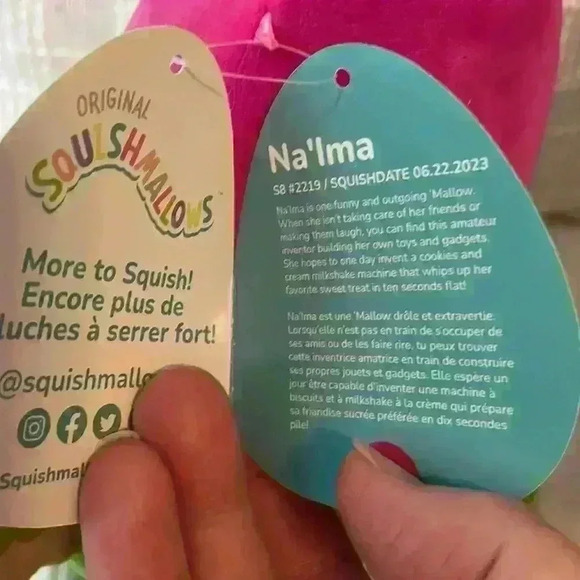 Squishmallows Na’lma the Hummingbird - Picture 4 of 4